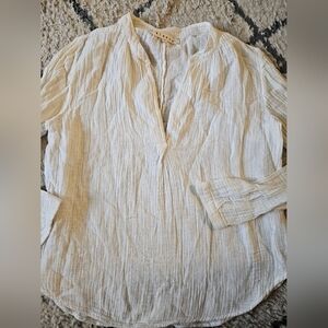 XiRENA 100% Cotton Pop over Long Sleeve Size Small